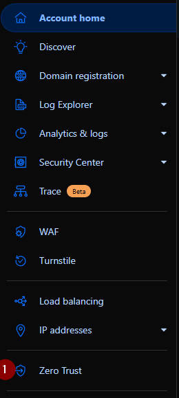 CloudFlare zero trust login page